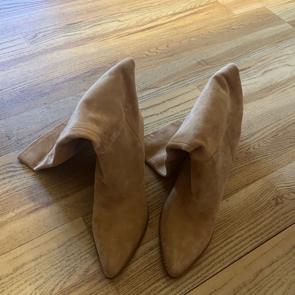 Nine West Suede Knee High Boots -  size 9 / Wide Calf
